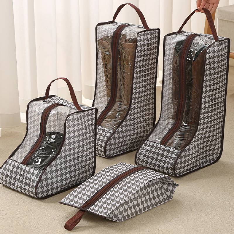 Women'S Shoes - ถุงเก็บรองเท้าบูทยาวพร้อมหน้าต่าง PVC ใส ระบายอากาศได้ ป้องกันฝุ่น ป้องกันรองเท้างอ