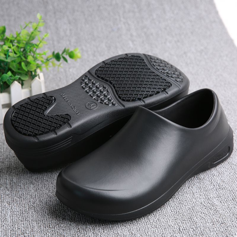 Women'S Shoes Water Resistant - รองเท้าเชฟกันลื่นสำหรับทั้งชายและหญิง - รองเท้าพื้นไม้แบบสวม น้ำหนักเบาและสวมใส่สบาย พื้นรองเท้าด้านบนทำจากอีวา +