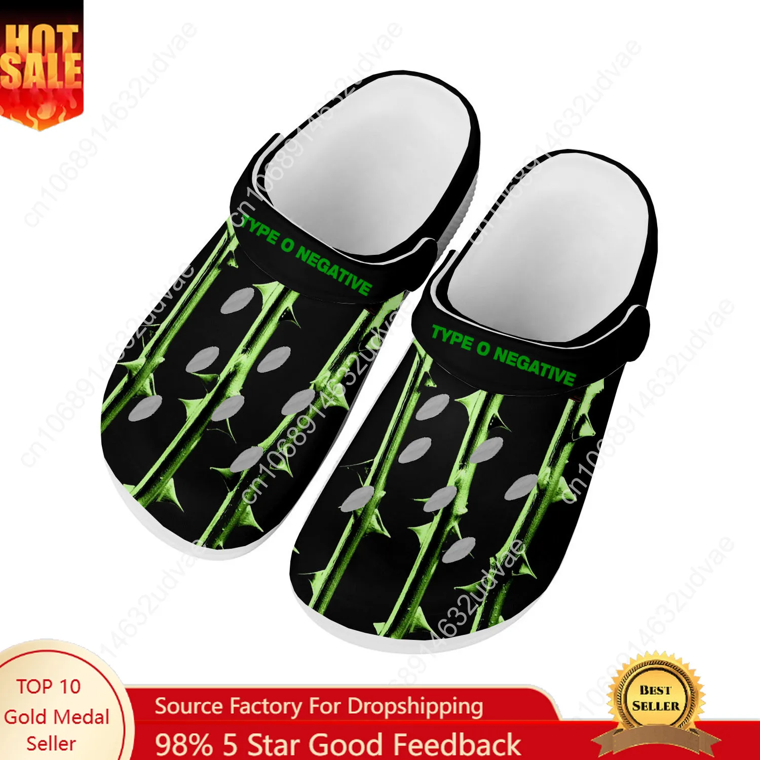 Women Shoes Types - รองเท้าแตะแบบมีรูระบายอากาศ รุ่น Type O Negative สำหรับผู้ชายและผู้หญิง