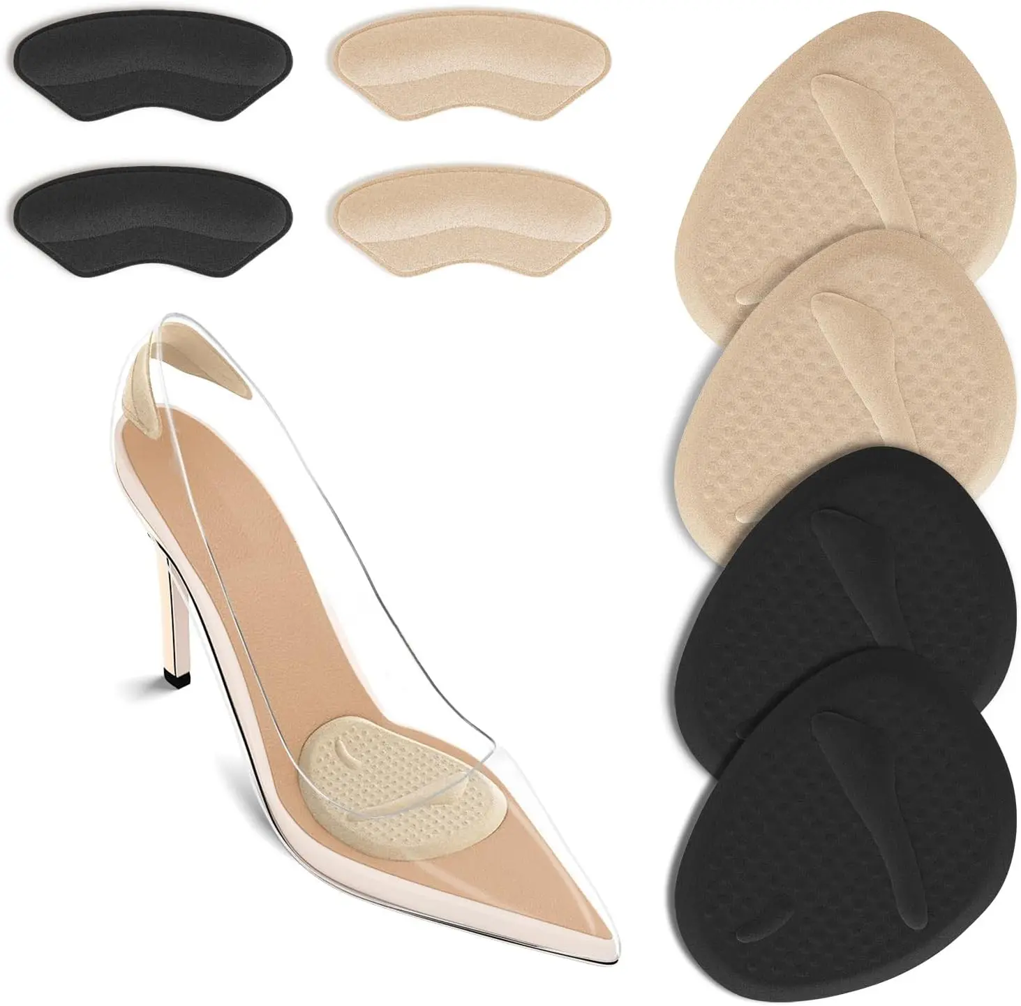 Women'S Shoes - แผ่นรองส้นเท้า 2 ชุด, แผ่นรองฝ่าเท้า, แผ่นรองกระดูกฝ่าเท้า, แผ่นรองรองเท้าสำหรับผู้หญิง,
