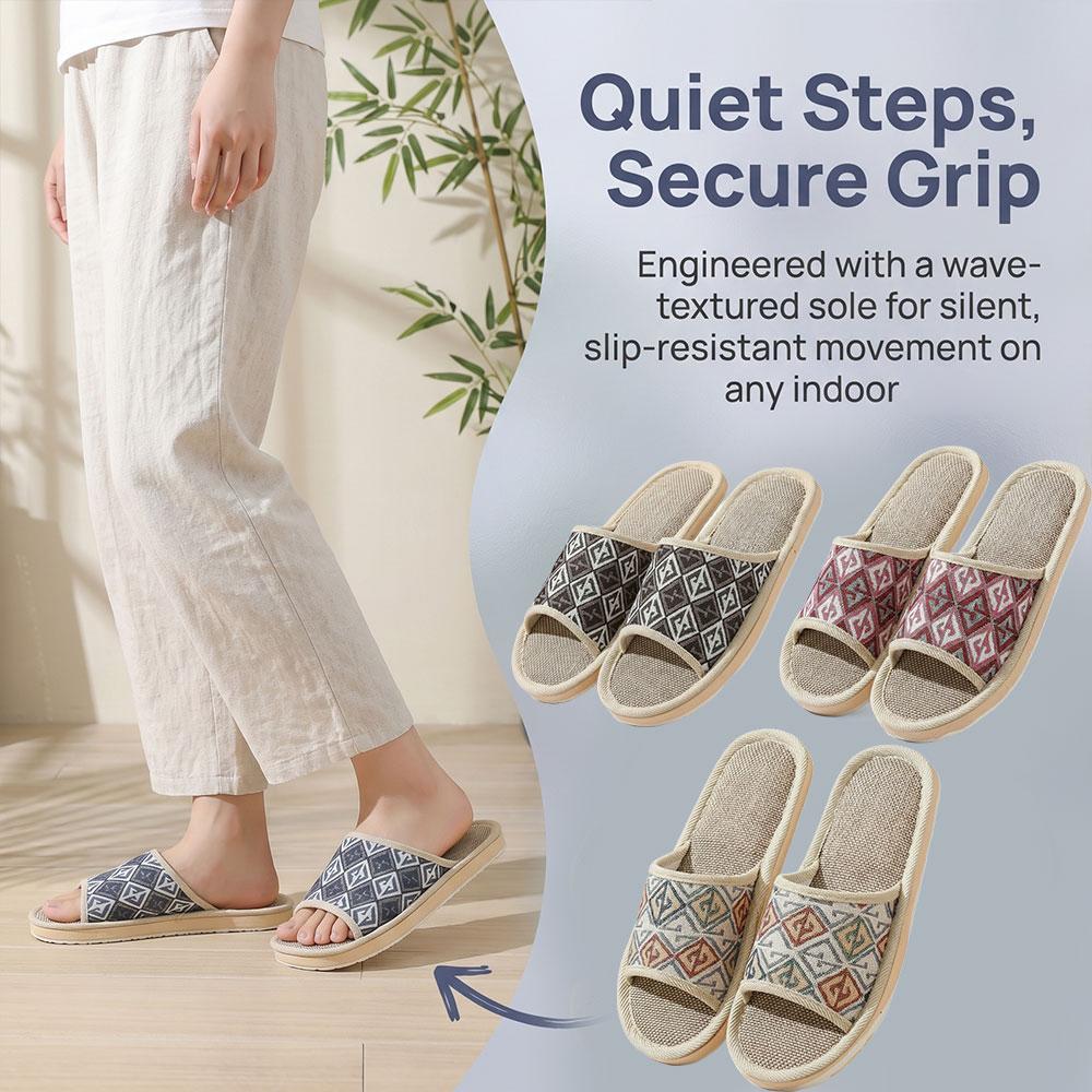 รองเท้าแตะผ้าลินินสี่ฤดูสำหรับ - Women'S Shoes To Men'S บทวิจารณ์และราคา