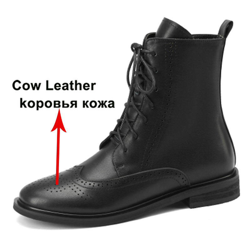 Meotina ผู้หญิงรองเท้าหนังแท้ร - Women'S Shoes Size 40 In Us บทวิจารณ์และราคา