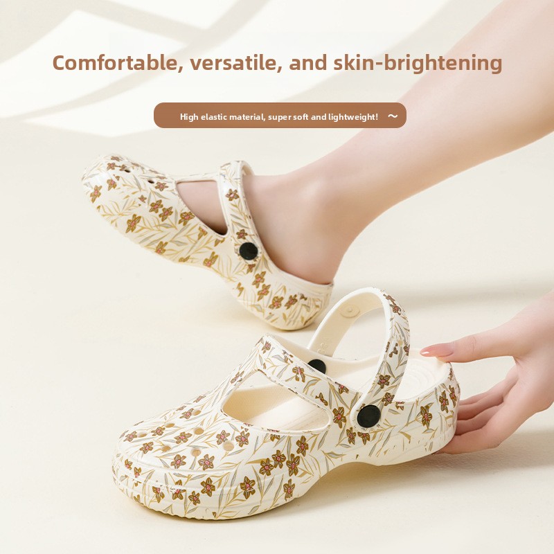 รองเท้าแตะพื้นหนาแฟชั่นปี 2026 - Women'S Shoes Water Resistant บทวิจารณ์และราคา