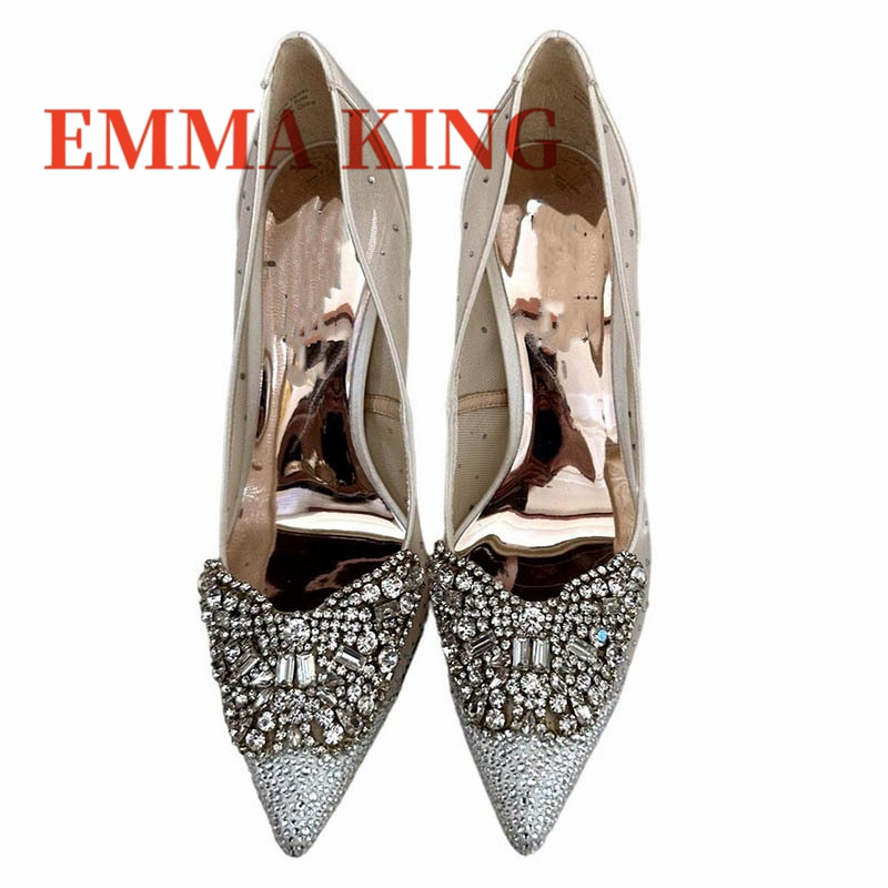 รองเท้าส้นสูงประดับตาข่าย, รอง - Court Heel Pointed บทวิจารณ์และราคา