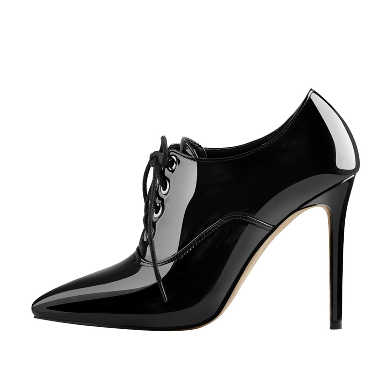 Onlymaker Women Lace Up รองเท้ - Court Heel Pointed บทวิจารณ์และราคา