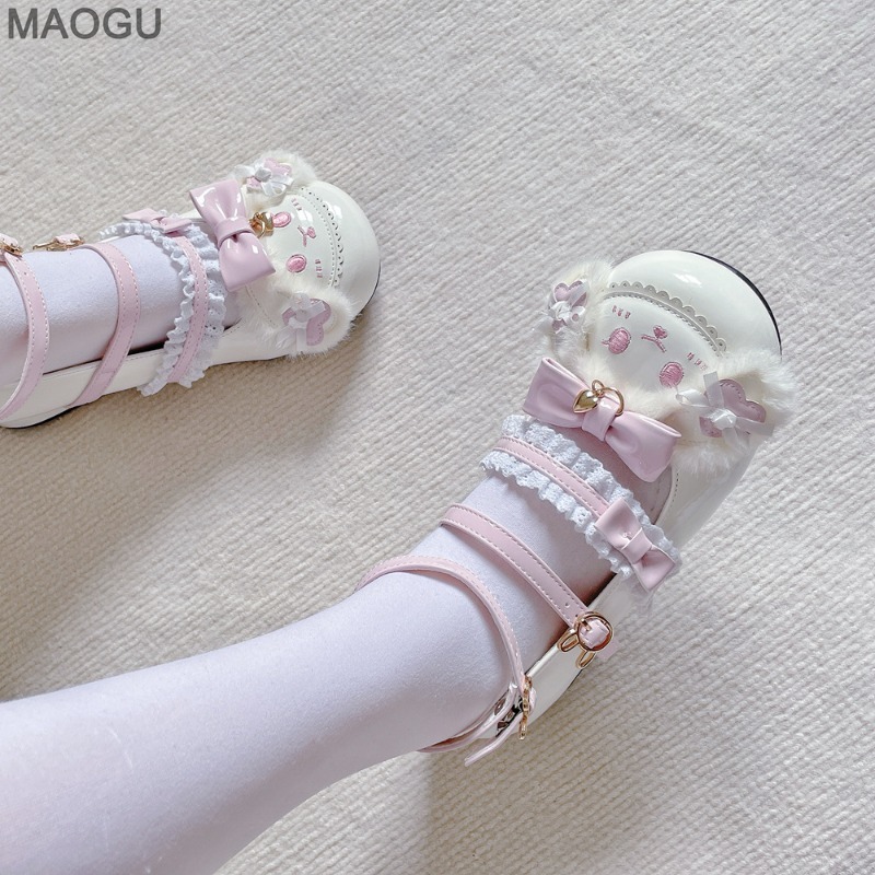 รองเท้าโลลิต้าสไตล์ญี่ปุ่นน่าร - Women'S Shoes Size 40 In Us บทวิจารณ์และราคา