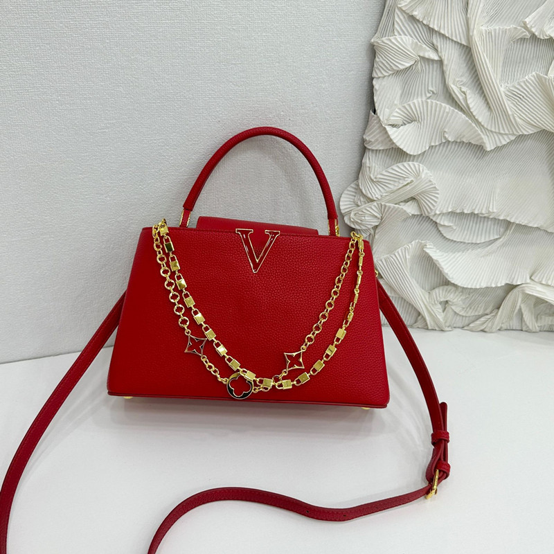 กระเป๋าถือผู้หญิงทรงวี สายโซ่โ - Women'S Shoes Louis Vuitton บทวิจารณ์และราคา
