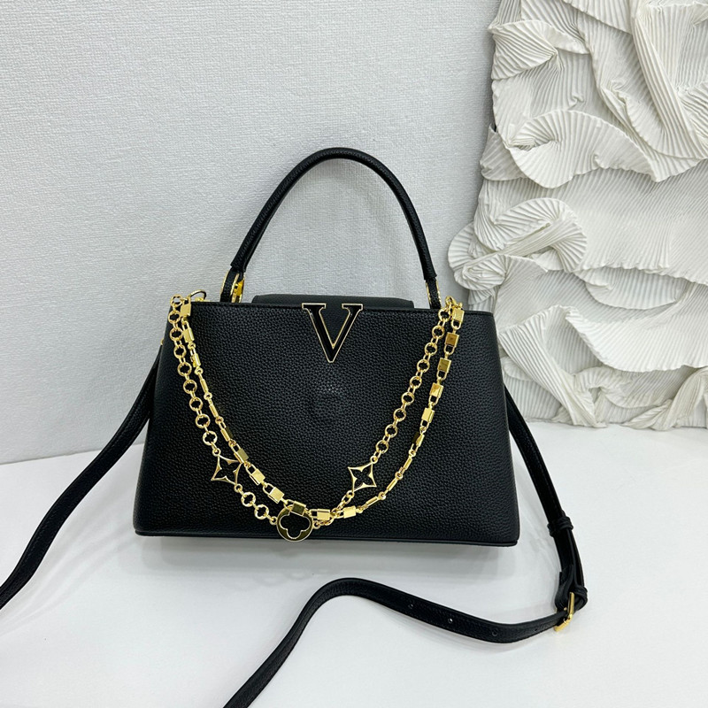 กระเป๋าถือผู้หญิงทรงวี สายโซ่โ - Women'S Shoes Louis Vuitton บทวิจารณ์และราคา