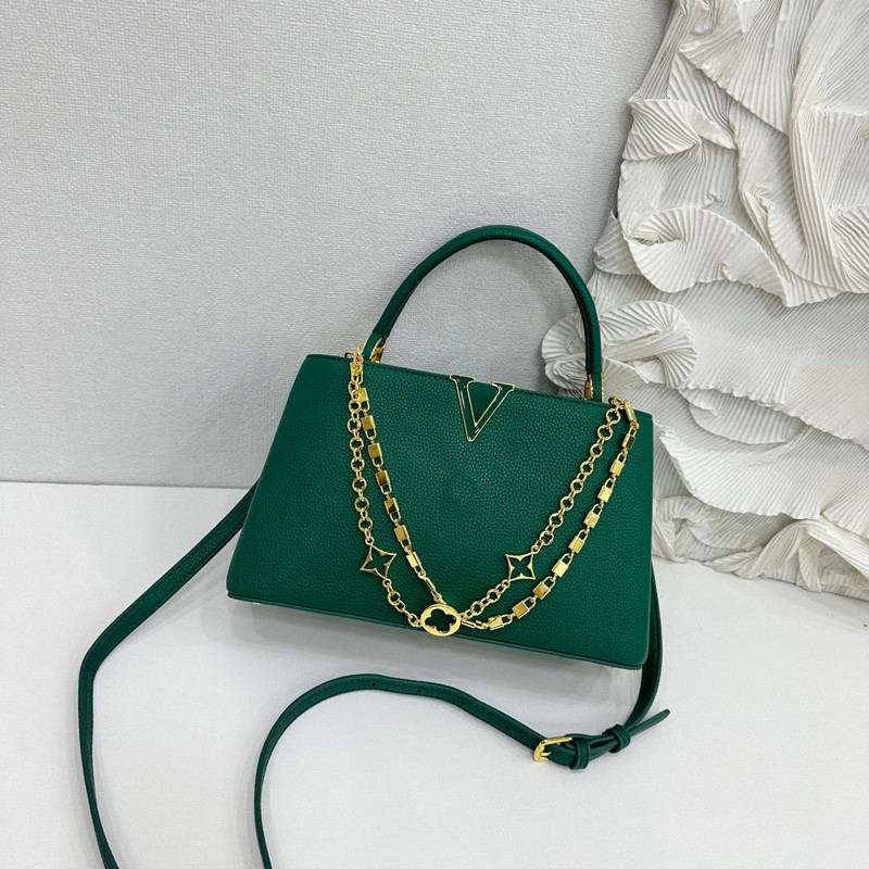 กระเป๋าถือผู้หญิงทรงวี สายโซ่โ - Women'S Shoes Louis Vuitton บทวิจารณ์และราคา