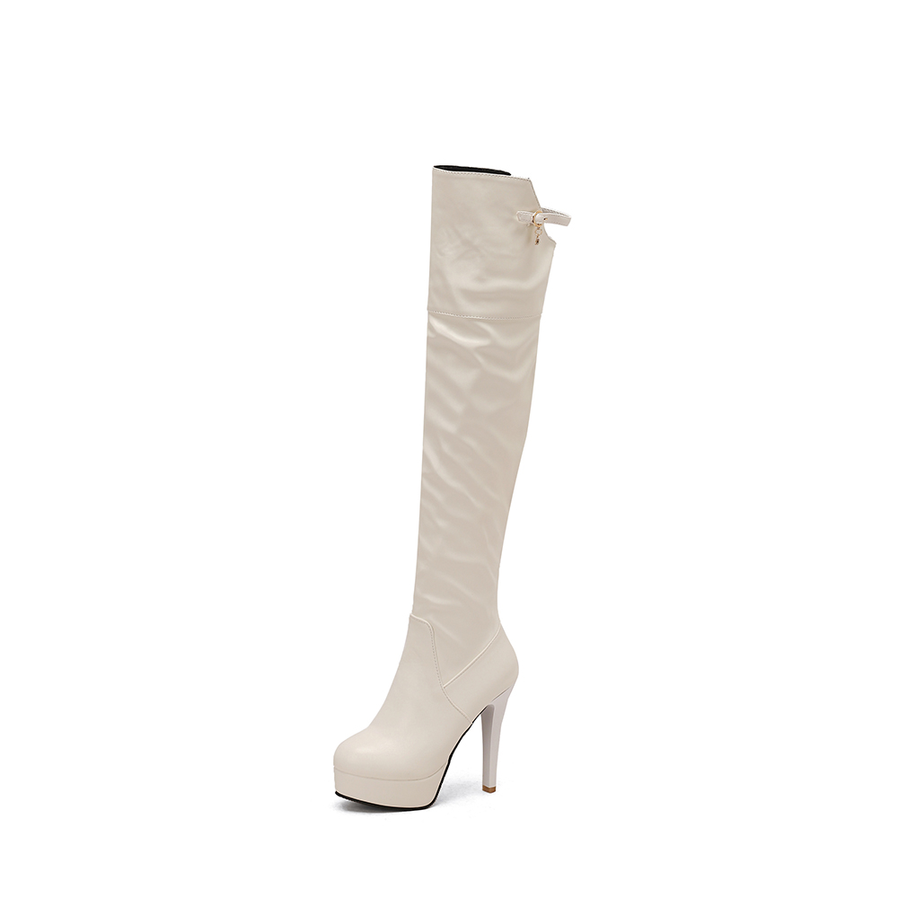   รองเท้าบูทส้นตึกสีดำขาวสำหรั - Women'S Shoes In Size 12 บทวิจารณ์และราคา
