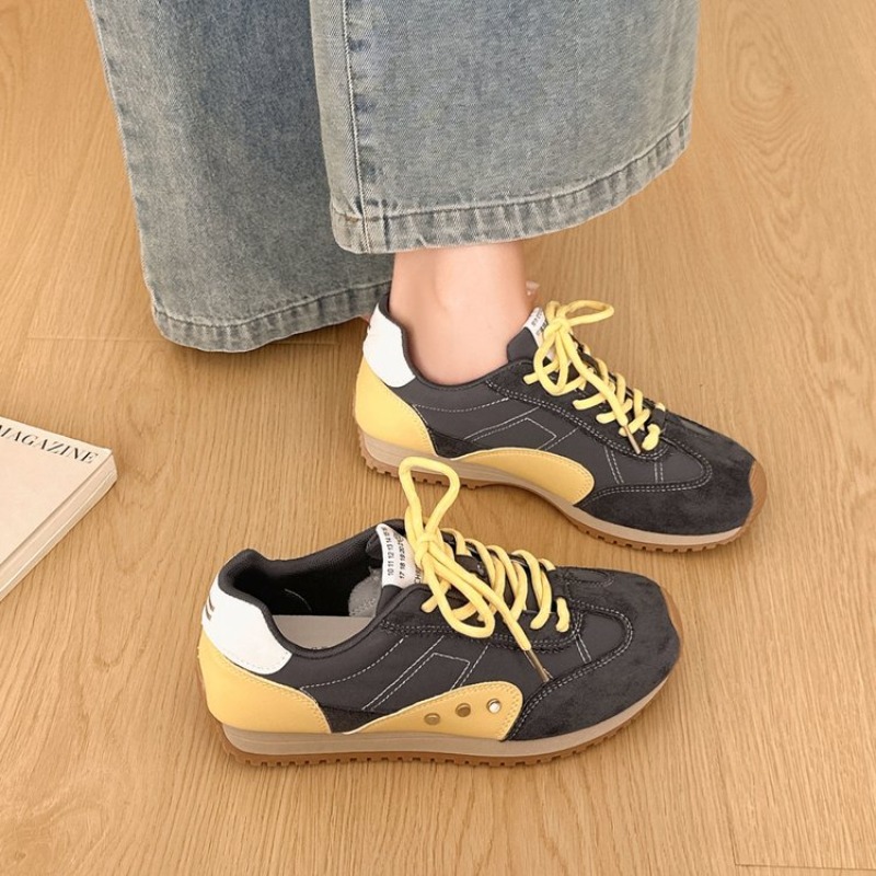 รองเท้าผ้าใบสีเรโทรสำหรับผู้หญ - Women Shoes Running บทวิจารณ์และราคา