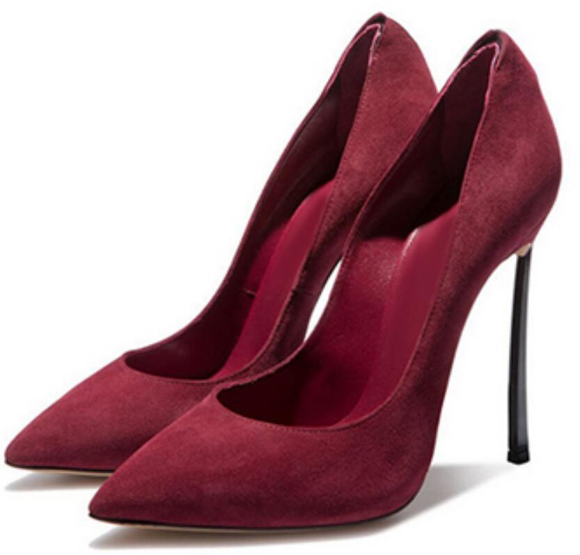 รองเท้าส้นสูงปลายแหลมแบบสวม ส้ - Court Heel Pointed บทวิจารณ์และราคา