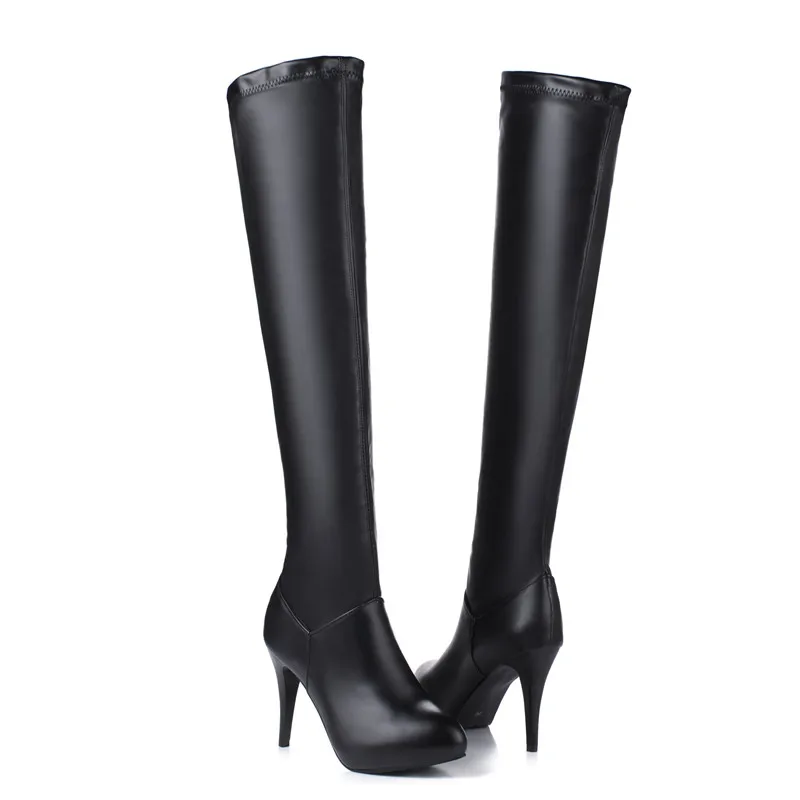 รองเท้าบูทสูงเหนือเข่าแบบเซ็กซ - Women'S Shoes Water Resistant บทวิจารณ์และราคา