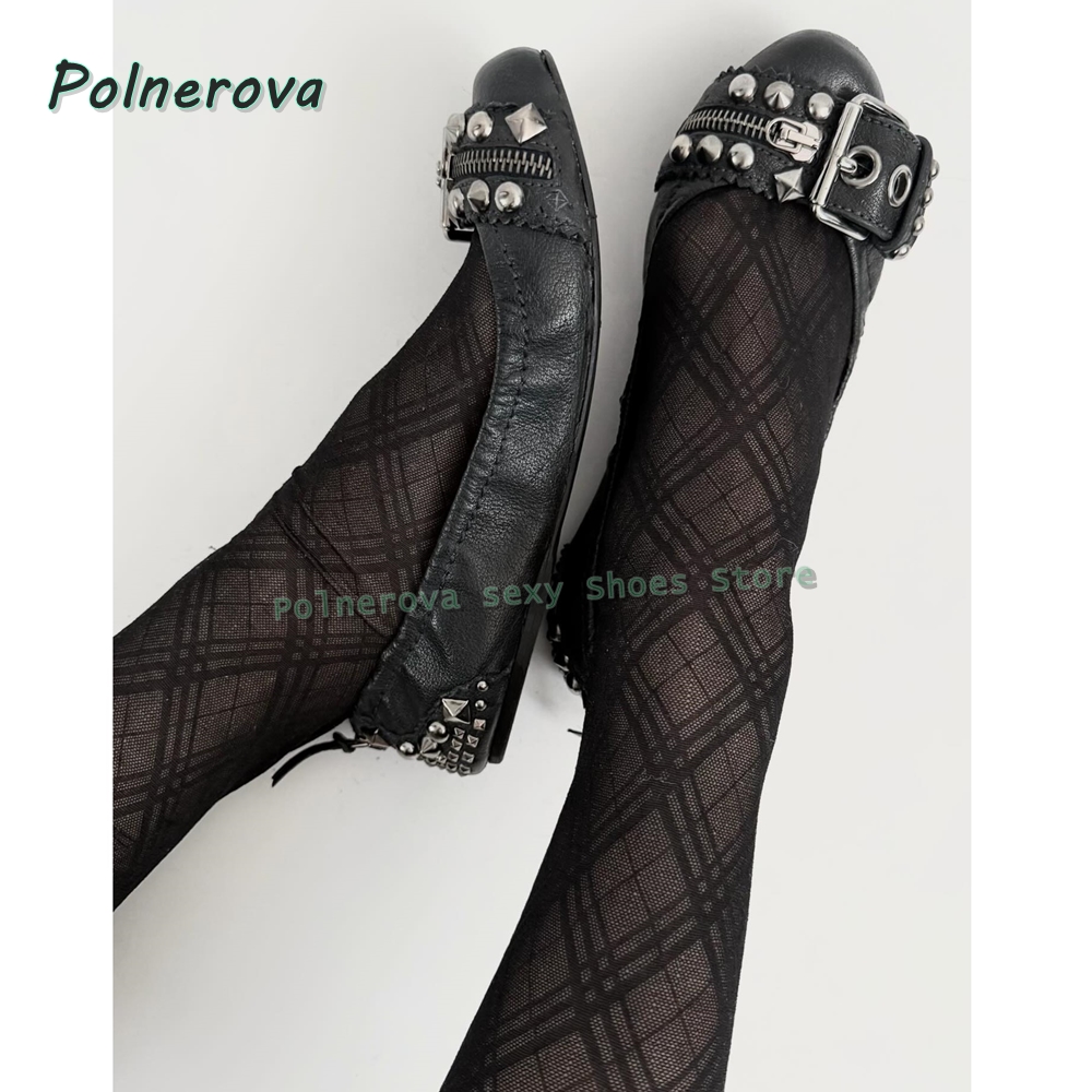 รองเท้าส้นเตี้ยแบบมีซิปประดับต - Women'S Shoes บทวิจารณ์และราคา