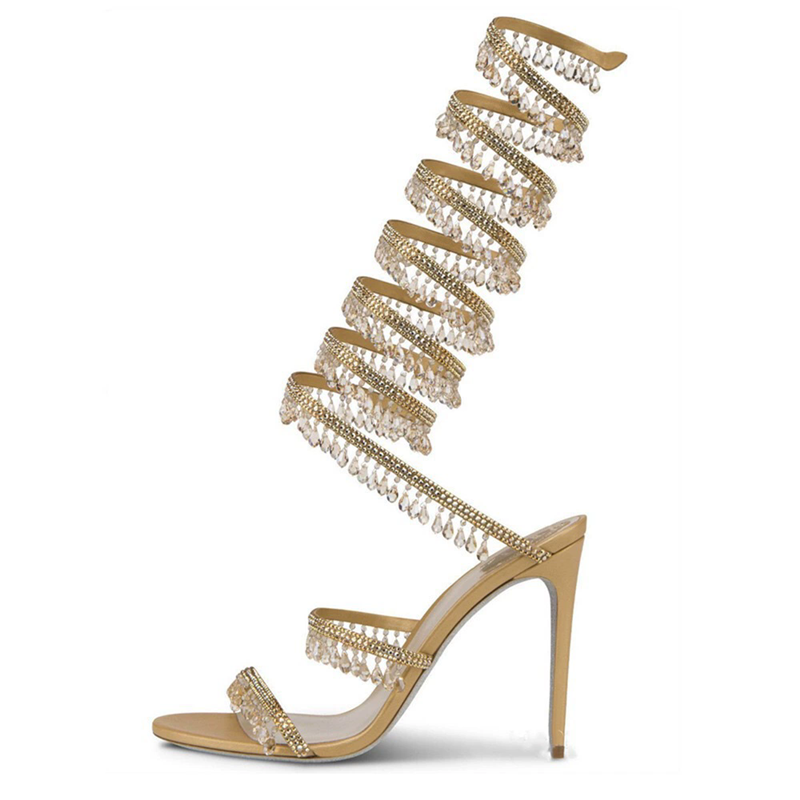 รองเท้าแตะส้นสูงบางฤดูร้อนใหม่ - Women'S Shoes Large บทวิจารณ์และราคา
