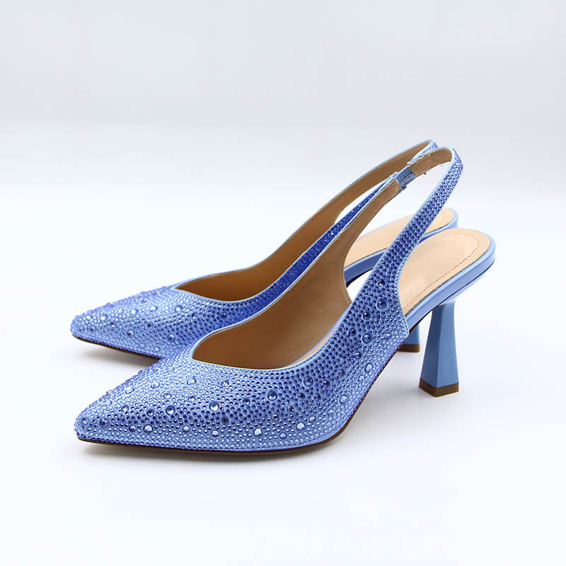 รองเท้าส้นสูงแบบสวมประดับเพชรป - Women'S Shoes Large บทวิจารณ์และราคา