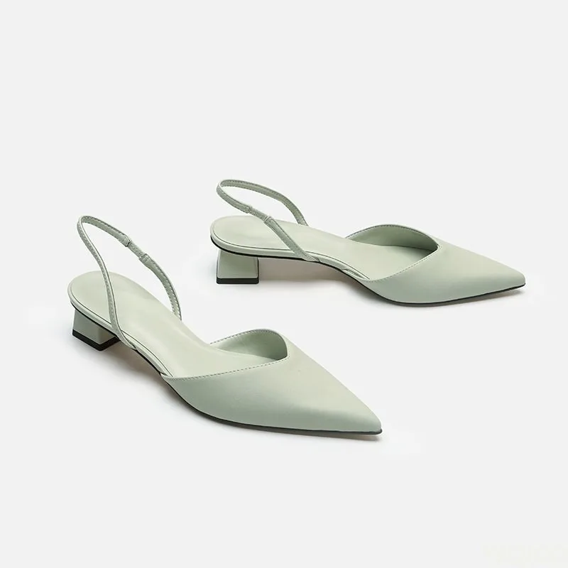 รองเท้าส้นเตี้ยแบบส้นบล็อกสำหร - Low Block Heel Pump บทวิจารณ์และราคา