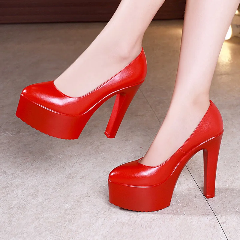 11 ซม.13 ซม.ขนาดเล็กขนาด 32-43 - Court Heel Pointed บทวิจารณ์และราคา